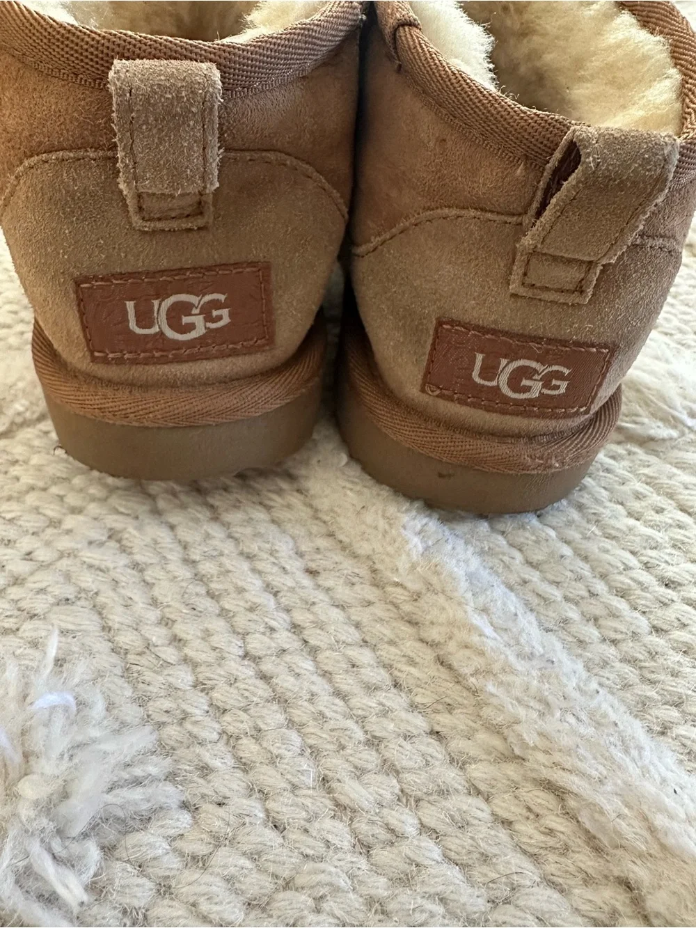 UGG Kids Classic Ultra Mini Boots - Chestnut Brown